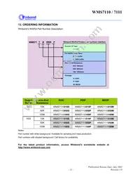 WMS7111100P Datasheet Page 21