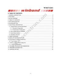 WMS7121100P Datasheet Page 4