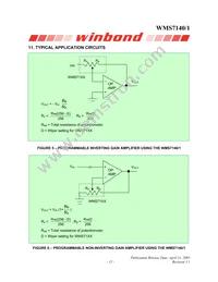 WMS7141100M Datasheet Page 15