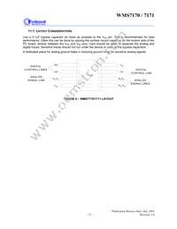 WMS7171100S Datasheet Page 17