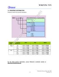 WMS7171100S Datasheet Page 21