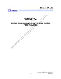 WMS7204050P Cover