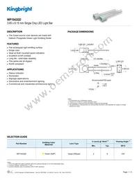 WP1043GD Datasheet Cover