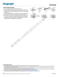 WP1043SGD Datasheet Page 5