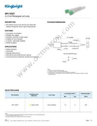 WP113GDT Datasheet Cover