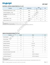 WP113GDT Datasheet Page 2