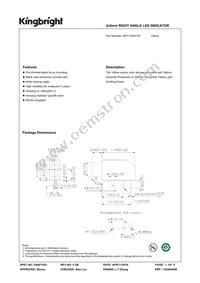 WP113WH/YD Datasheet Cover