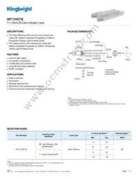 WP115VEYW Datasheet Cover