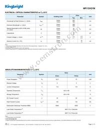 WP115VGYW Datasheet Page 2