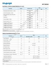 WP115WEGW Datasheet Page 2