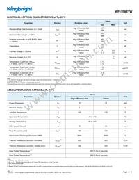 WP115WEYW Datasheet Page 2