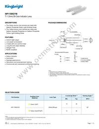 WP115WGYW Datasheet Cover