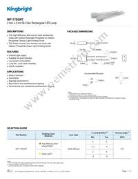 WP117EGWT Datasheet Cover