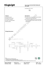 WP117GYWT Datasheet Cover