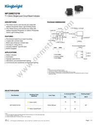 WP130WDT/GYW Datasheet Cover