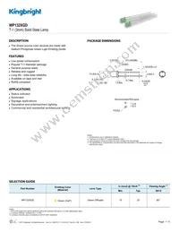 WP132XGD Datasheet Cover