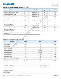 WP132XID Datasheet Page 2