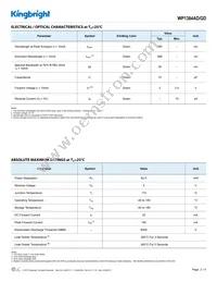 WP1384AD/GD Datasheet Page 2