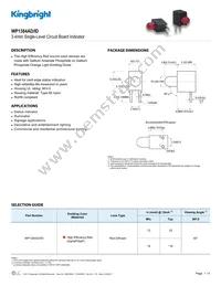 WP1384AD/ID Datasheet Cover