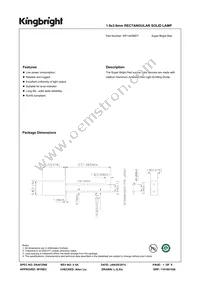 WP144SRDT Datasheet Cover