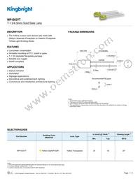 WP1503YT Datasheet Cover