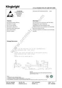 WP1533AA/GD14V-W152 Datasheet Cover