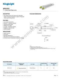 WP3A10YD Datasheet Cover