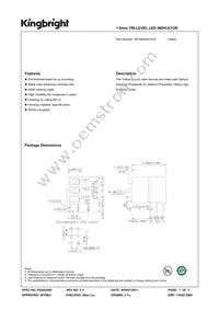 WP4060XH/3YD Datasheet Cover