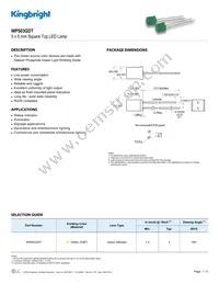 WP503GDT Datasheet Cover