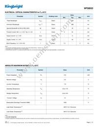 WP56BGD Datasheet Page 2