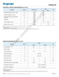 WP59BL/GYW Datasheet Page 2