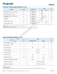 WP59EYW Datasheet Page 2