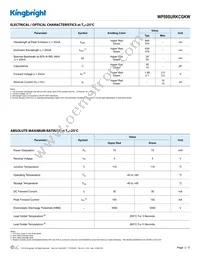 WP59SURKCGKW Datasheet Page 2