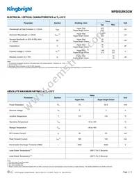 WP59SURKSGW Datasheet Page 2