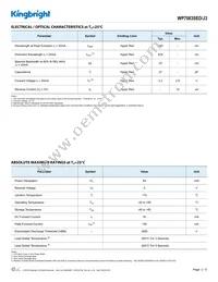 WP7083SED/J3 Datasheet Page 2