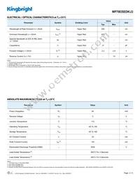 WP7083SEDK/J3 Datasheet Page 2