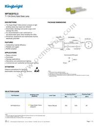 WP7083SYD/J3 Datasheet Cover