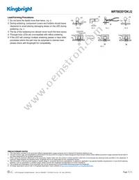 WP7083SYDK/J3 Datasheet Page 5
