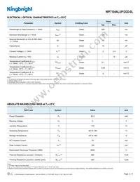 WP7104ALUP/2GD-0L Datasheet Page 2