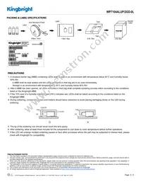 WP7104ALUP/2GD-0L Datasheet Page 4