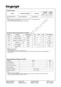 WP7104ALUP/2YD-0L Datasheet Page 2