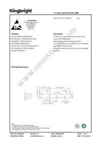 WP7104PBC/A Datasheet Cover