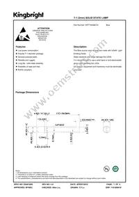 WP7104QBC/D Datasheet Cover