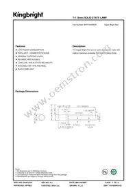 WP7104SRD/E Datasheet Cover