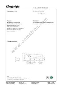 WP7104SYC/J2 Datasheet Cover