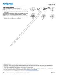 WP710A10IT Datasheet Page 5