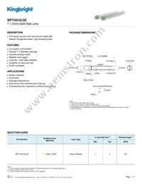 WP710A10LGD Datasheet Cover