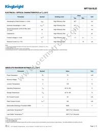 WP710A10LID Datasheet Page 2