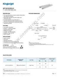 WP710A10LSECK/J3 Datasheet Cover