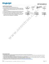 WP710A10LSECK/J3 Datasheet Page 5